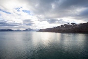 Fjord on Spitsbergen