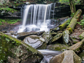 Obraz premium Waterfall in Ricketts Glen State Park