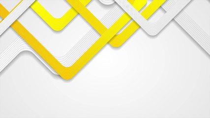 Grey and orange stripes abstract background