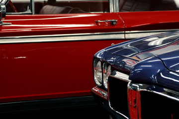 Naklejka premium classic cars in different colors