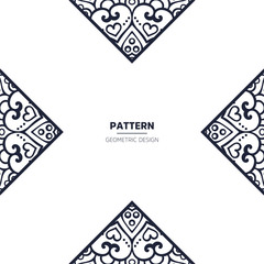 Background template with mandala