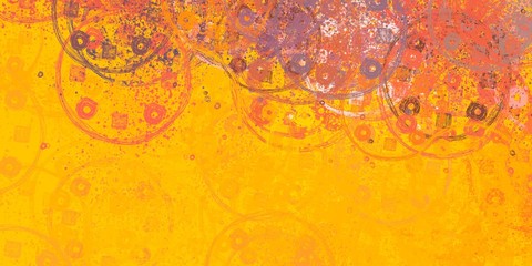 Decorative oil painting. Vibrant dynamic art. 2d illustration. Texture backdrop.