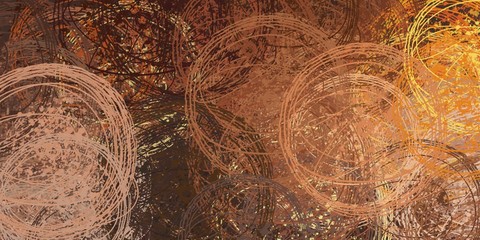 Decorative oil painting. Vibrant dynamic art. 2d illustration. Texture backdrop.