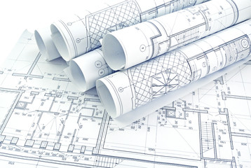 Photo drawings for the project engineering work 