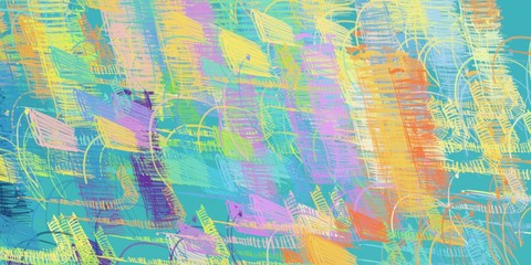 Canvas painting. Colorful background texture. 2d illustration. Texture backdrop.