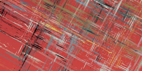 Crazy sketch random pattern. Creative chaos and variety. Modern art drawing painting. 2d illustration. Digital texture wallpaper. Artistic sketch draw backdrop material. 