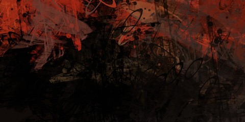 Crazy sketch random pattern. Creative chaos and variety. Modern art drawing painting. 2d illustration. Digital texture wallpaper. Artistic sketch draw backdrop material. 