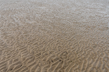 Sandmuster am Strand