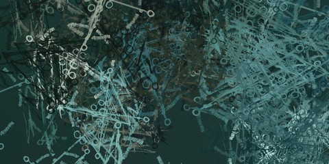 Crazy sketch random pattern. Creative chaos and variety. Modern art drawing painting. 2d illustration. Digital texture wallpaper. Artistic sketch draw backdrop material. 