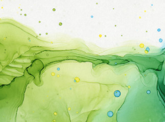 Light to Dark Green Abstract Background