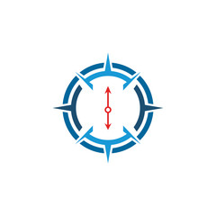Compass Logo Template vector icon illustration design
