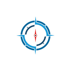Compass Logo Template vector icon illustration design
