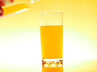 glass of orange juice