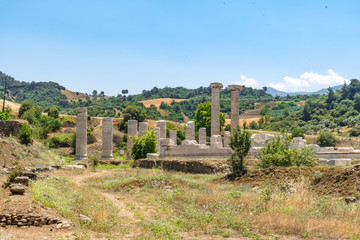 Fototapeta na wymiar Temple of Artemis Ruins in Sardes