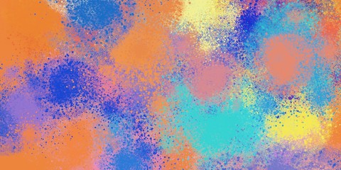 Obraz premium Canvas painting. Colorful background texture. 2d illustration. Texture backdrop.