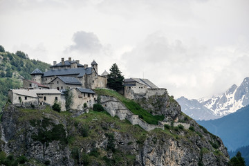 Fototapeta na wymiar Château Queyras, Haute Alps, French Alps, France