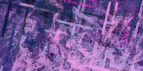 Crazy sketch random pattern. Creative chaos and variety. Modern art drawing painting. 2d illustration. Digital texture wallpaper. Artistic sketch draw backdrop material. 