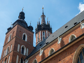 Obraz premium Basilica of Saint Mary in Krakow, Poland.