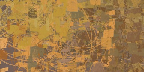 Crazy sketch random pattern. Creative chaos and variety. Modern art drawing painting. 2d illustration. Digital texture wallpaper. Artistic sketch draw backdrop material. 