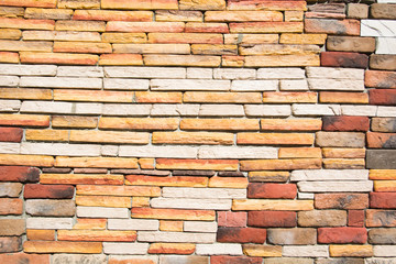 background texture old wall orange brick