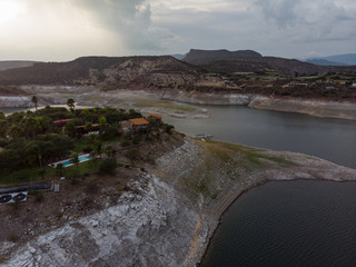 Aerial Viewof the Tzibanza Island in Queretaro Mexico