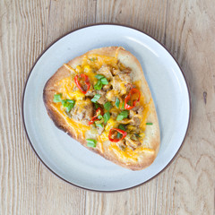 Grilled Mexican Chicken Flatbread