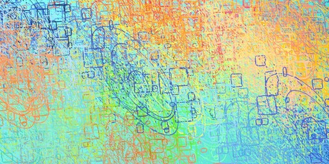 Obraz premium Crazy sketch random pattern. Creative chaos and variety. Modern art drawing painting. 2d illustration. Digital texture wallpaper. Artistic sketch draw backdrop material. 