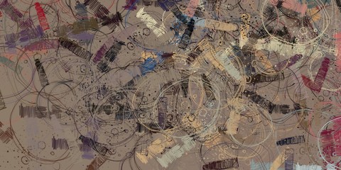 Illustration painted. Rough sketch surface. 2d illustration. Texture backdrop painting.