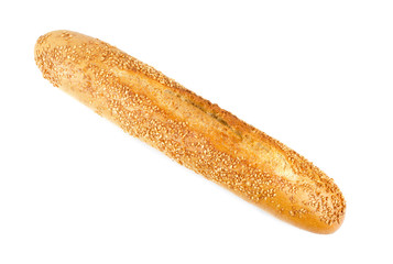White baguette with sesame