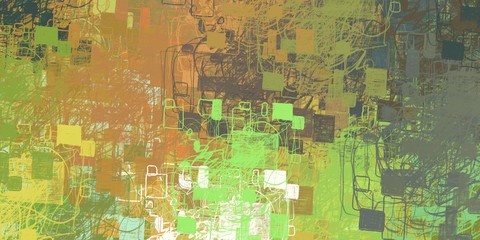 Handmade surreal abstract pattern. Modern artistic canvas. 2d illustration. Texture backdrop painting.