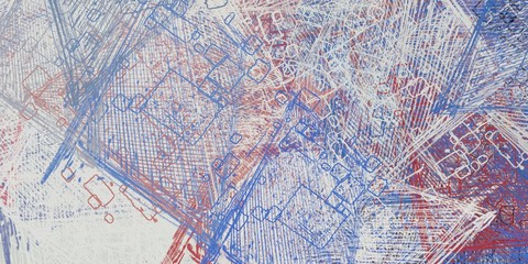 Handmade surreal abstract pattern. Modern artistic canvas. 2d illustration. Texture backdrop painting.