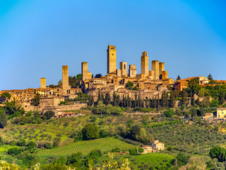 San Gimignano, Tuscany, Italy - obrazy, fototapety, plakaty