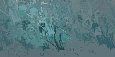 Handmade surreal abstract pattern. Modern artistic canvas. 2d illustration. Texture backdrop painting.