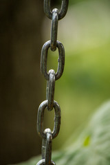 The iron chain detail