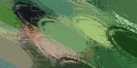 Handmade surreal abstract pattern. Modern artistic canvas. 2d illustration. Texture backdrop painting.