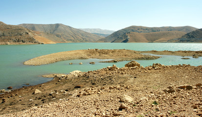 Cat Dam Lake area (Turkish: Çat) in Malatya, Turkey.