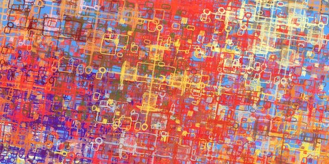 Handmade surreal abstract pattern. Modern artistic canvas. 2d illustration. Texture backdrop painting.