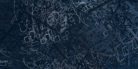 Handmade surreal abstract pattern. Modern artistic canvas. 2d illustration. Texture backdrop painting.