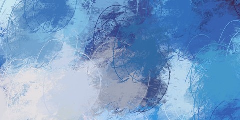 Poster oil painting element. 2d illustration. Texture backdrop.