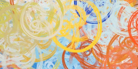 Poster oil painting element. 2d illustration. Texture backdrop.