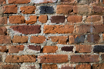 Old Red Brick Wall