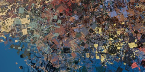 Art wallpaper. Digital canvas. 2d illustration. Texture backdrop painting.