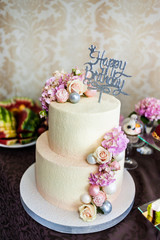 Birthday cake for celebration. Party and fun.