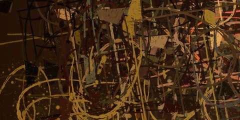 Handmade surreal abstract pattern. Modern artistic canvas. 2d illustration. Texture backdrop painting.