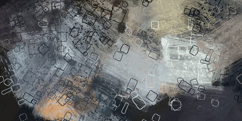 Art wallpaper. Digital canvas. 2d illustration. Texture backdrop painting.