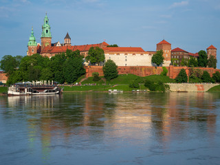 The Wawel Royal Castle in Krakow, Poland.