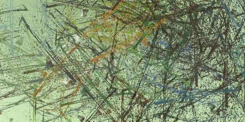 Handmade surreal abstract pattern. Modern artistic canvas. 2d illustration.