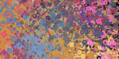 Handmade surreal abstract pattern. Modern artistic canvas. 2d illustration.