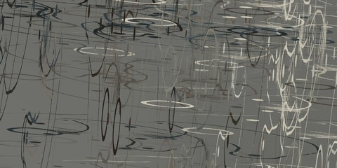 Handmade surreal abstract pattern. Modern artistic canvas. 2d illustration.