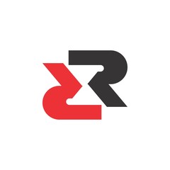 Letter R logo design vector